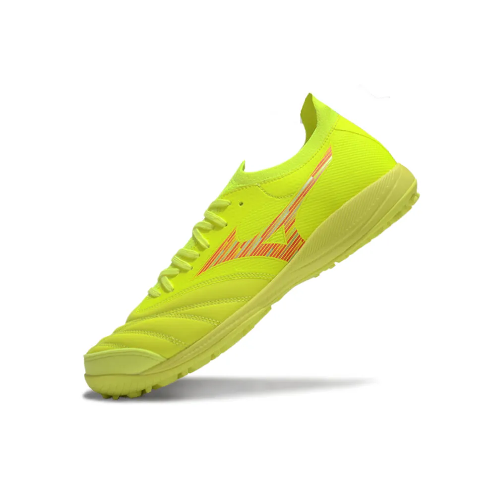 Chuteira Society Mizuno Morelia Neo Sala TF Amarelo | Conforto Extra