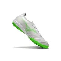 Chuteira Society Mizuno Morelia Neo Sala TF Branca Verde | Conforto - imagem 4