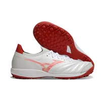Chuteira Society Mizuno Morelia Neo | Branca e Vermelha - imagem 6