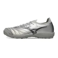 Chuteira Society Mizuno Morelia Neo Sala TF Prata | Leveza e Tração - imagem 1