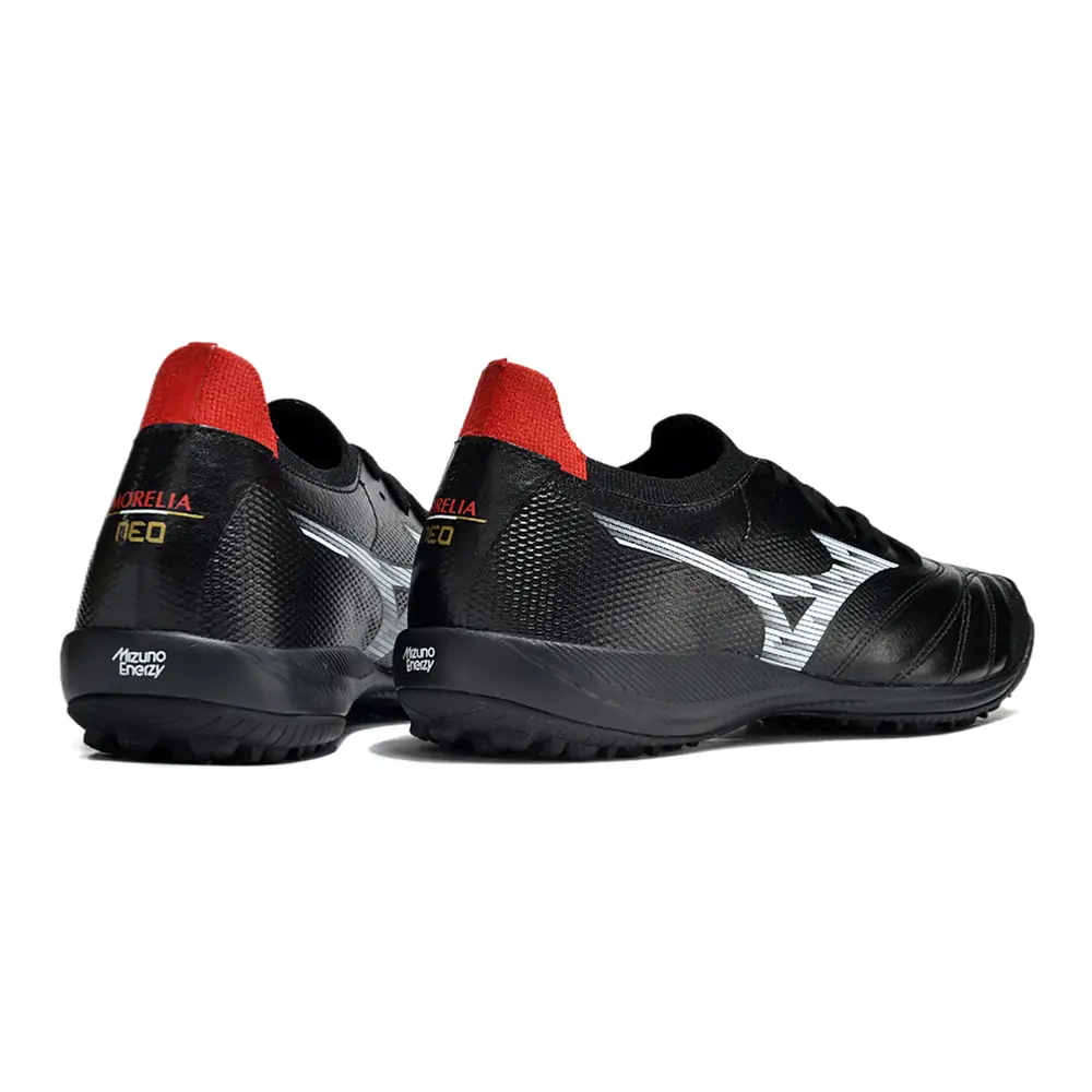 Chuteira Society Mizuno Morelia Neo Sala TF Preta | Leve e Ágil
