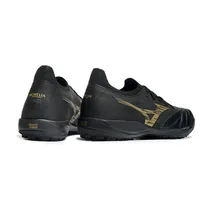 Chuteira Society Mizuno Morelia Neo Sala TF | Preta e Dourada - imagem 2