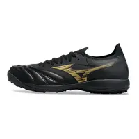 Chuteira Society Mizuno Morelia Neo Sala TF | Preta e Dourada - imagem 1