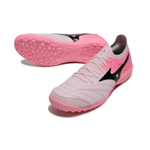 Chuteira Society Mizuno Morelia Neo Sala TF Rosa