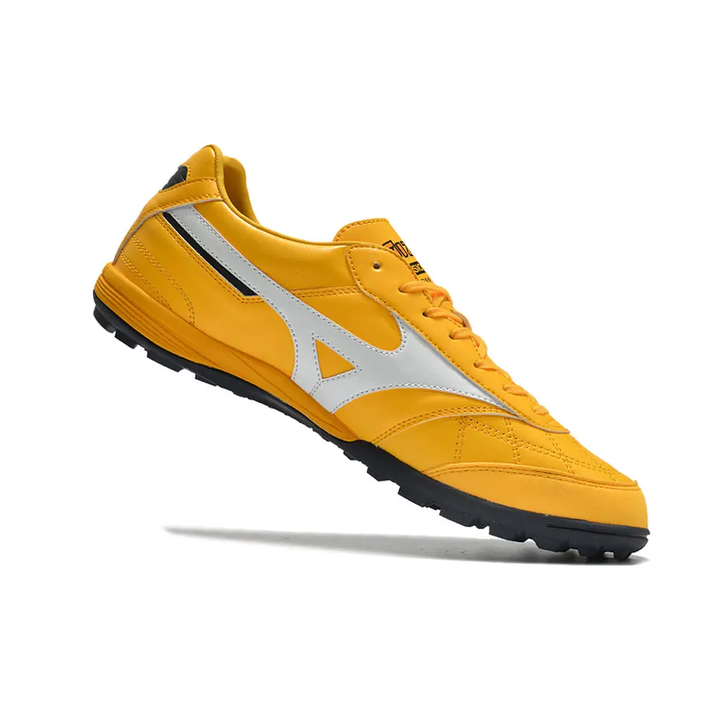 Chuteira Mizuno Morelia Sala Japan TF Amarela | Desempenho Top