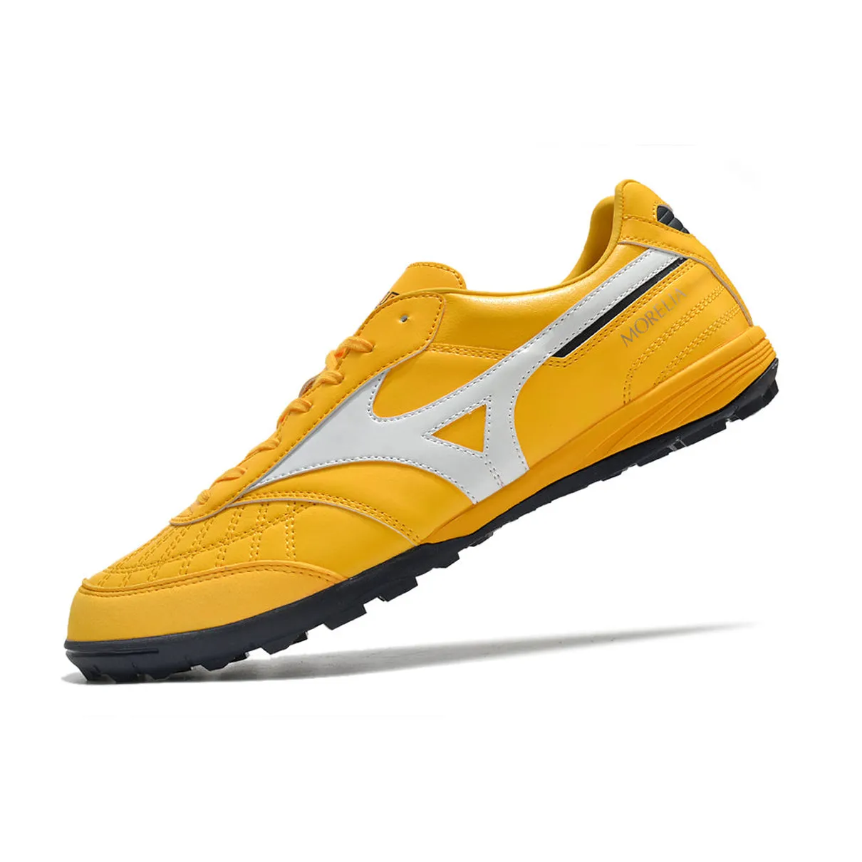 Chuteira Mizuno Morelia Sala Japan TF Amarela | Desempenho Top