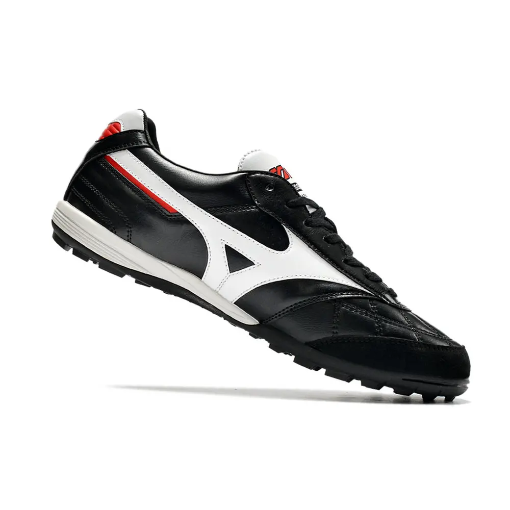 Chuteira Society Mizuno Morelia Japan TF Preta e Branca