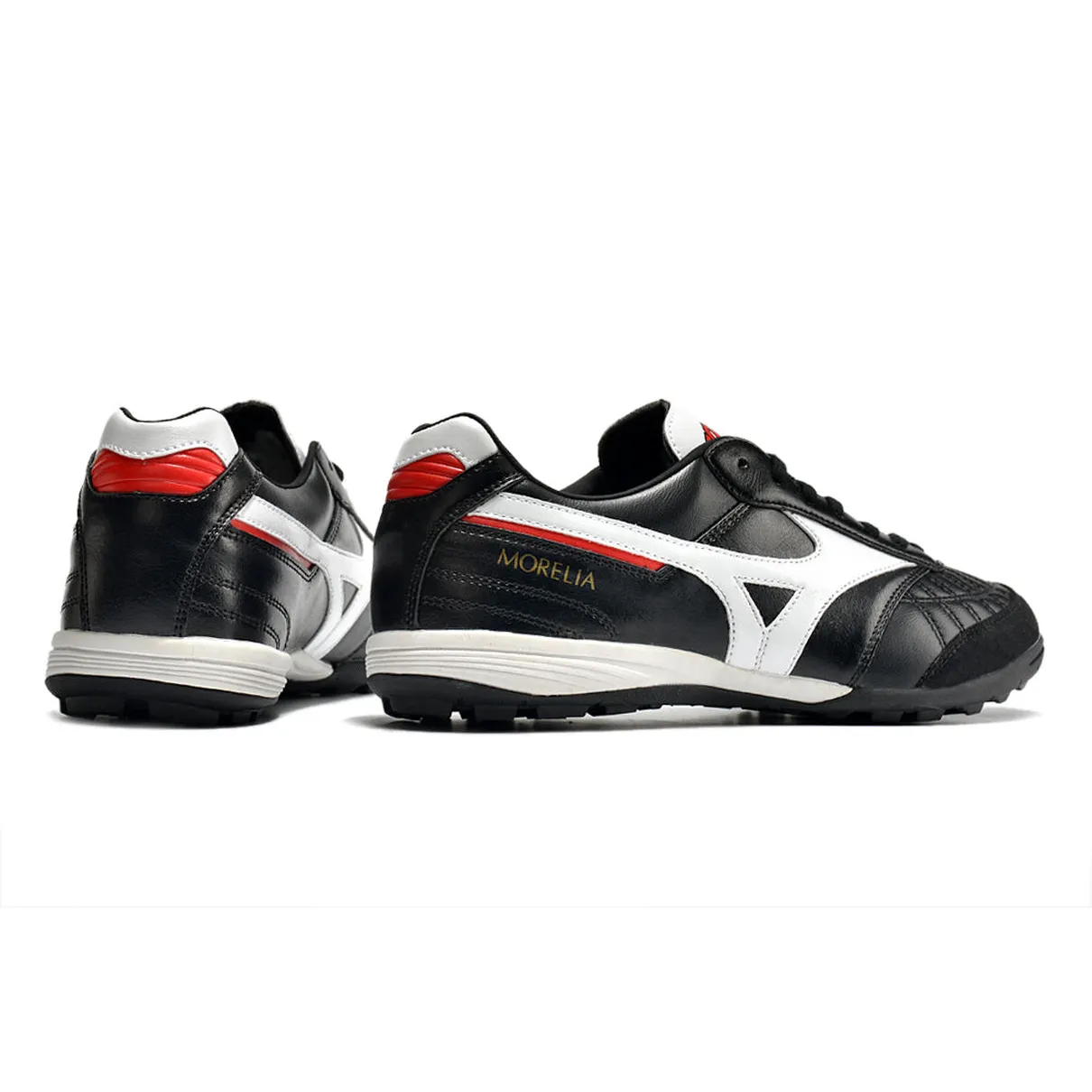 Chuteira Society Mizuno Morelia Japan TF Preta e Branca