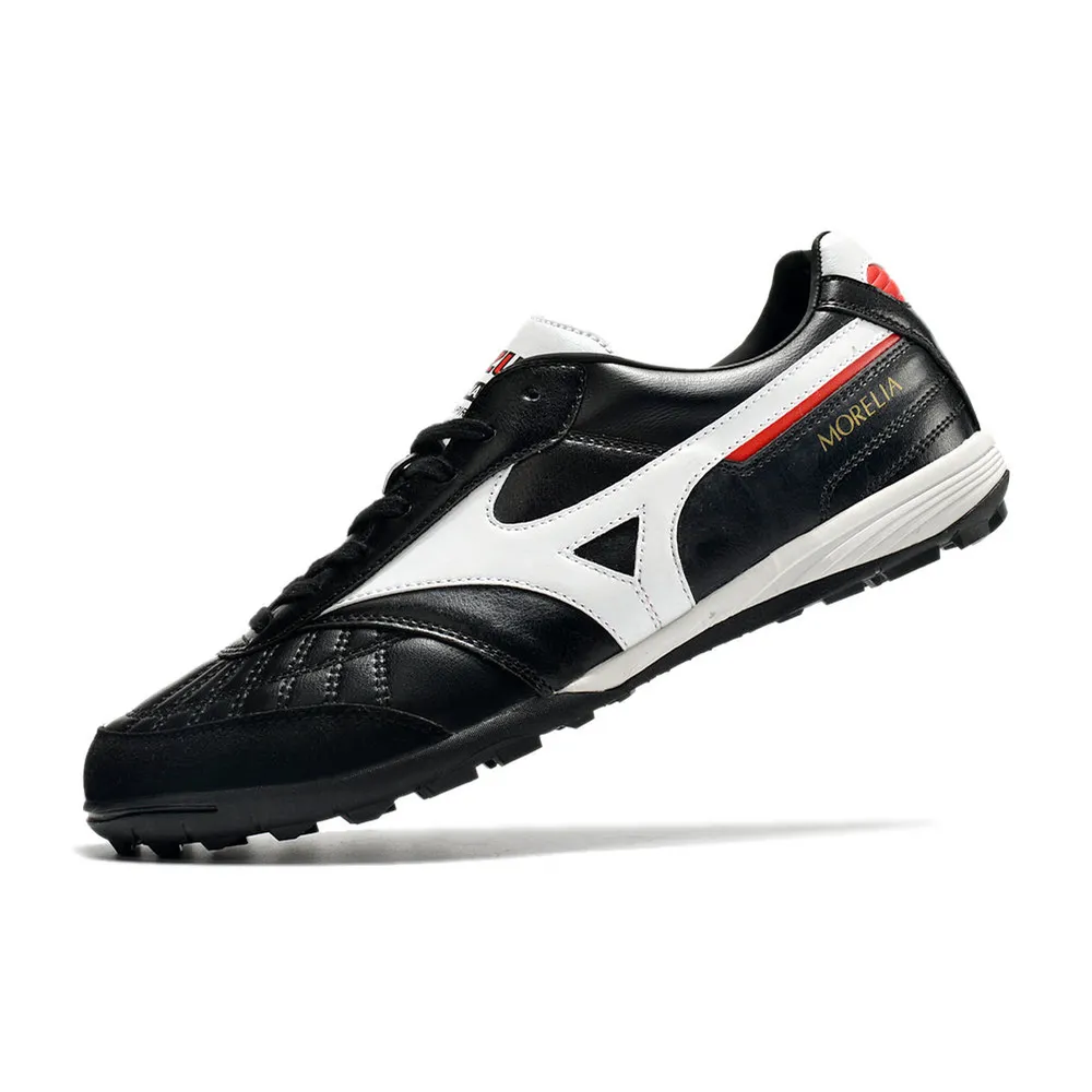 Chuteira Society Mizuno Morelia Japan TF Preta e Branca