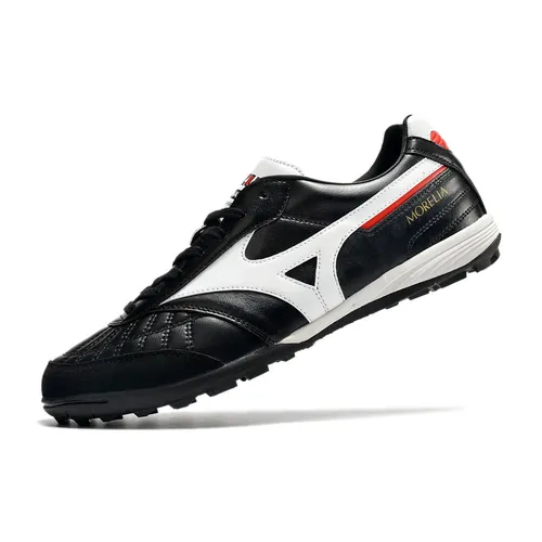 Chuteira Society Mizuno Morelia Sala Japan TF Preta e Branca