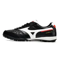 Chuteira Society Mizuno Morelia Japan TF Preta e Branca - imagem 1