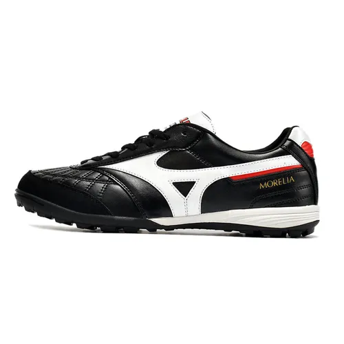 Chuteira Society Mizuno Morelia Sala Japan TF Preta e Branca