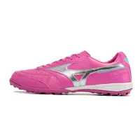 chuteira society Mizuno Morelia Sala Japan TF Rosa e Prata - imagem 1