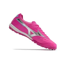 chuteira society Mizuno Morelia Sala Japan TF Rosa e Prata - imagem 3