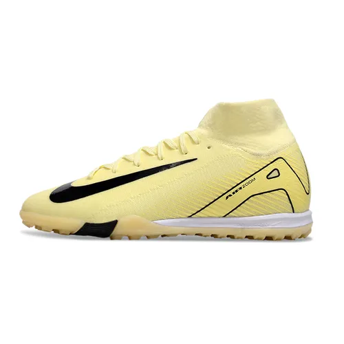 Chuteira Society Nike Air Zoom Mercurial Superfly 10 Elite TF Amarela