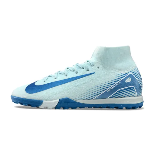 Chuteira Society Nike Air Zoom Mercurial Superfly 10 Elite TF Azul 