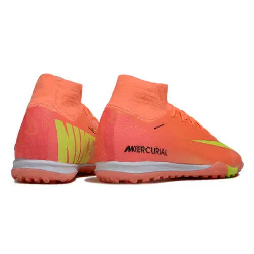 Chuteira Society Nike Air Zoom Mercurial Superfly 10 Elite TF Laranja 