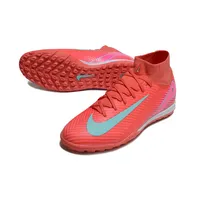 Chuteira Nike Mercurial Superfly Elite TF Rosa e Azul - imagem 3