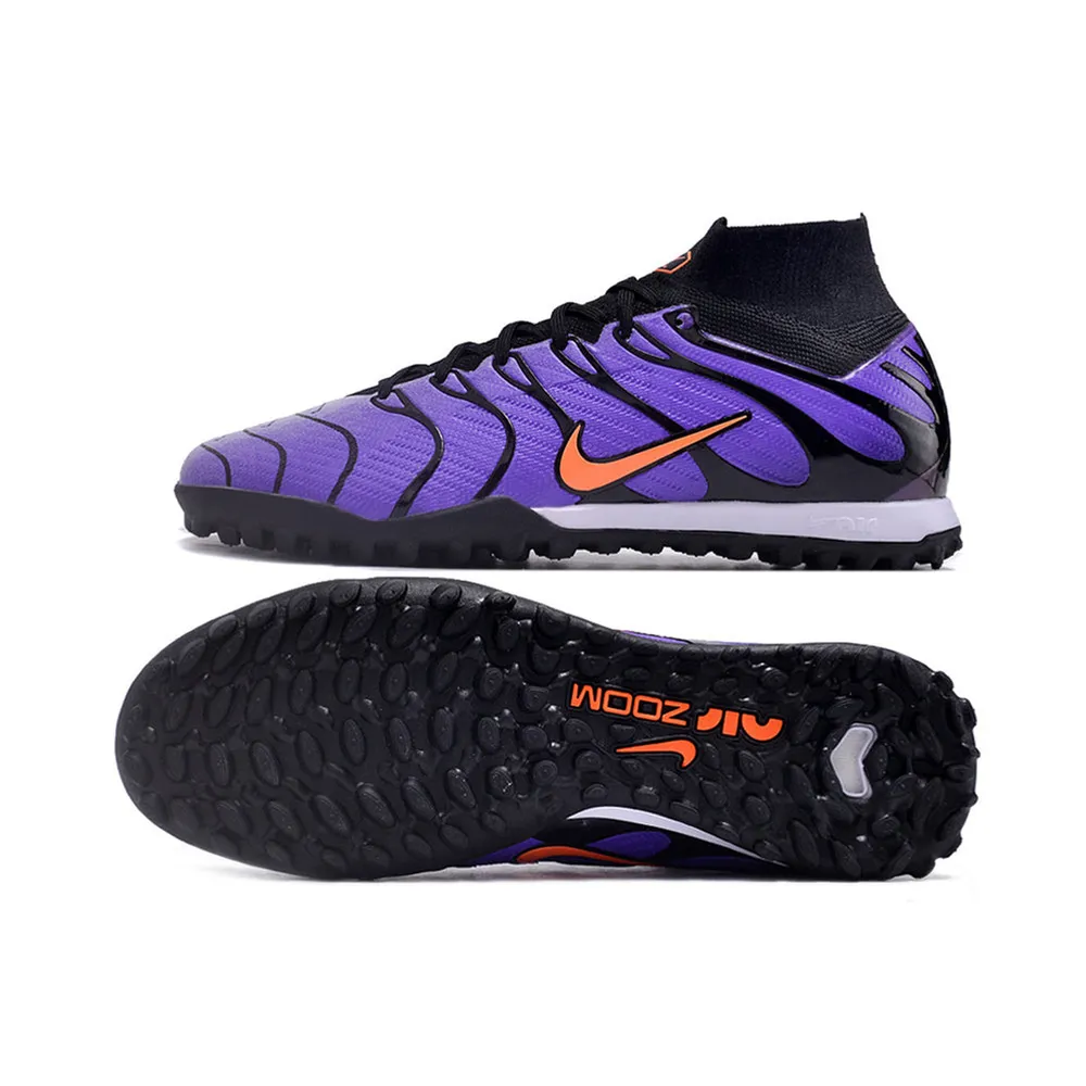 Chuteira Society Nike Air Zoom Mercurial Elite TF Roxa