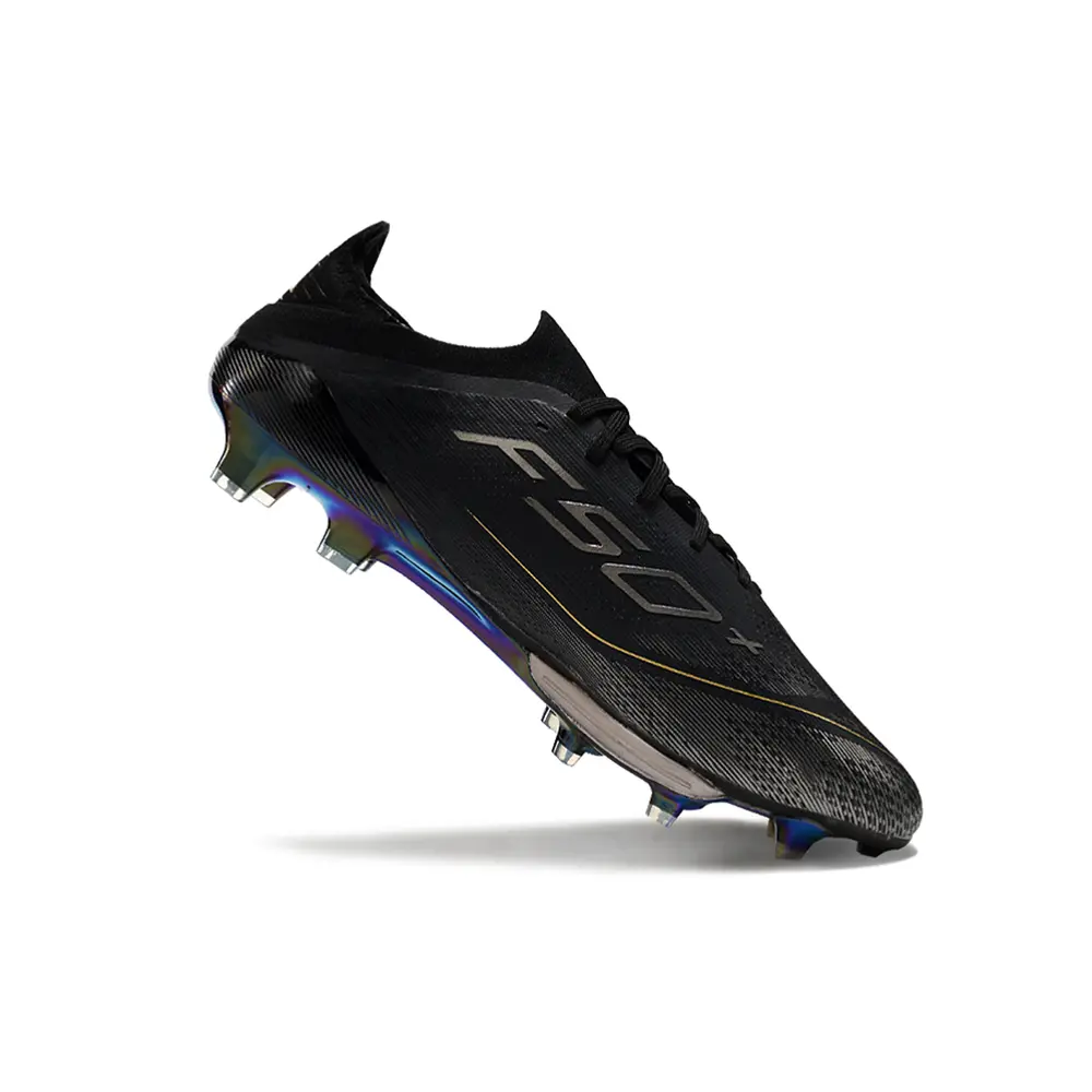 Chuteira Campo Adidas F50+ | Preta e Dourada