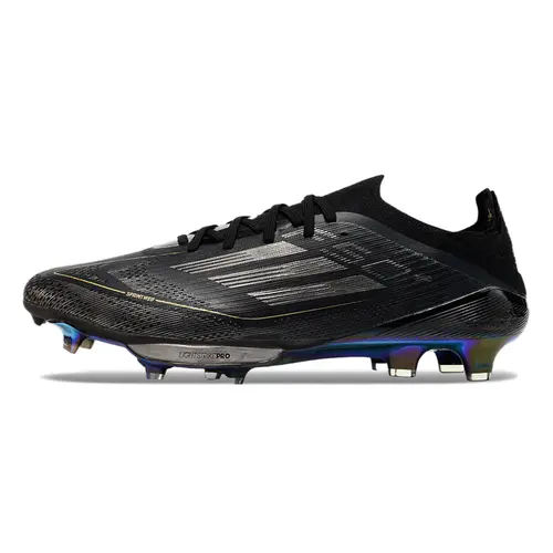 Chuteira Campo Adidas F50+ FG Preta e Dourada - Dark Spark Pack