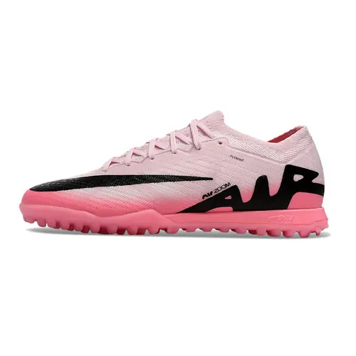 Chuteira Society Nike Air Zoom Mercurial Vapor 15 TF Rosa e Preto 