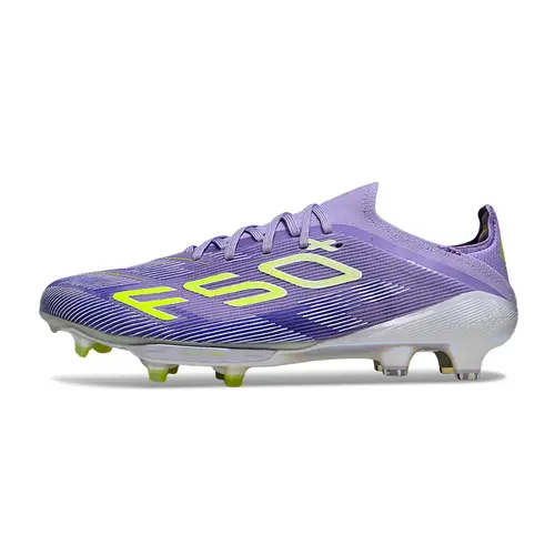 Chuteira Campo Adidas F50+ FG Roxo e Verde - Fast Reborn Pack