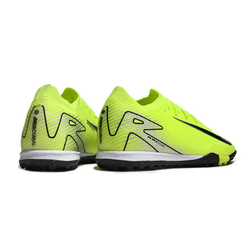 Chuteira Society Nike Air Zoom Mercurial Vapor 16 Elite TF Verde e Preta 