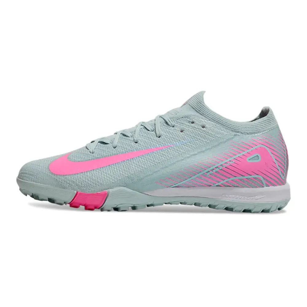 Chuteira Nike Mercurial Vapor 16 TF | Verde e Rosa Elite