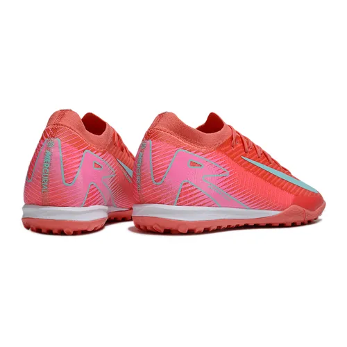Chuteira Society Nike Air Zoom Mercurial Vapor 16 Elite TF Rosa e Verde