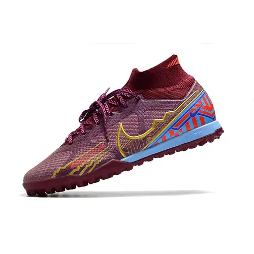 Chuteira Society Nike Mercurial Superfly 9 Elite TF Roxa 