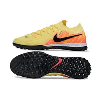 Chuteira Society Nike Phantom GX 2 Elite TF Amarela e Laranja - imagem 4