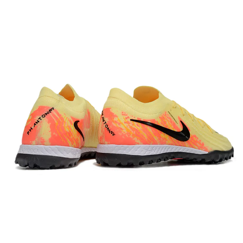 Chuteira Society Nike Phantom GX 2 Elite TF Amarela e Laranja
