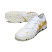 Chuteira Society Nike Phantom GX 2 Elite TF | Branco Dourado - imagem 5