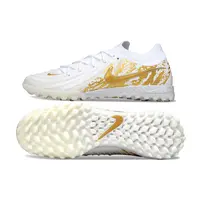 Chuteira Society Nike Phantom GX 2 Elite TF | Branco Dourado - imagem 2