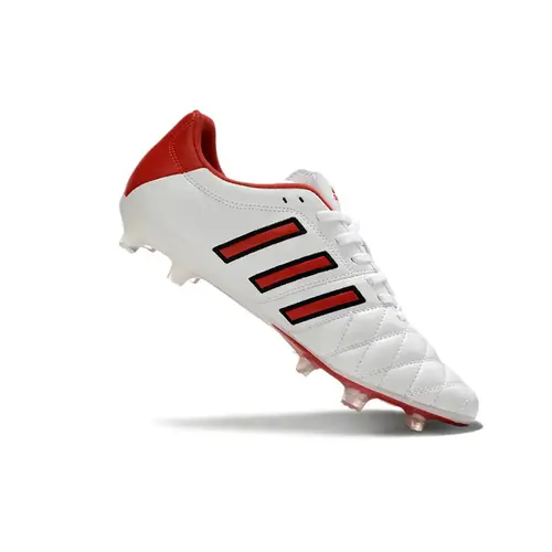 Chuteira Campo Adidas AdiPure 11 Pro FG Branca e Vermelha