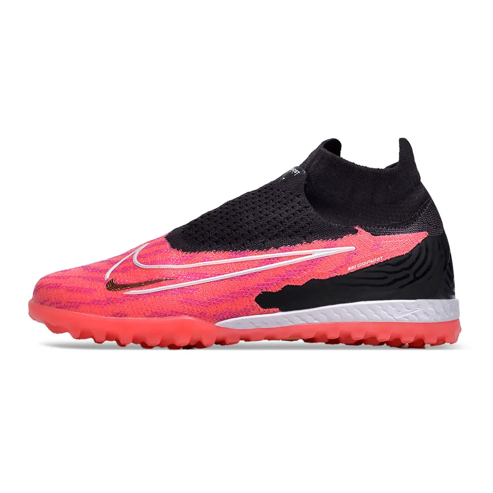 Chuteira Society Nike Phantom GX | Elite Preta e Rosa