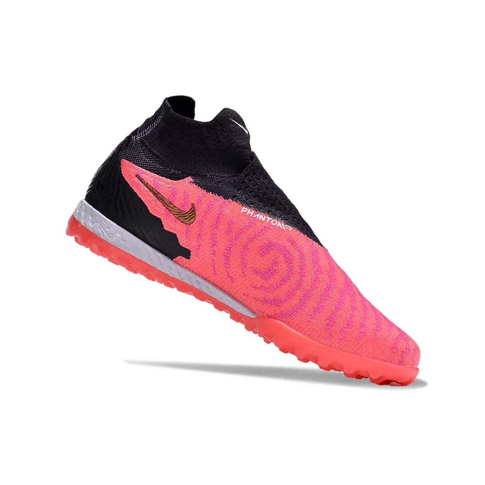 Chuteira Society Nike Phantom GX | Elite Preta e Rosa