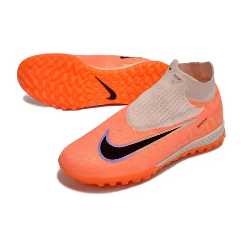 Chuteira Society Nike Phantom GX DF Elite TF Laranja 