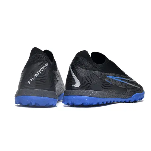 Chuteira Society Nike Phantom GX Elite TF Preta e Azul 
