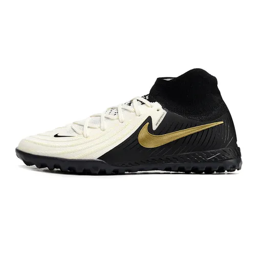 Chuteira Society Nike Phantom Luna 2 Elite TF Preta e Branca 