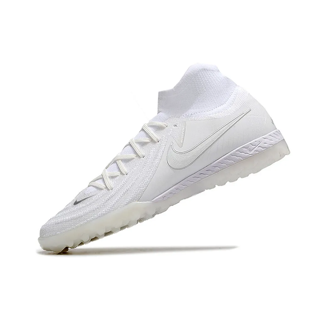 Chuteira Society Nike Phantom Luna Elite TF Branca Desempenho