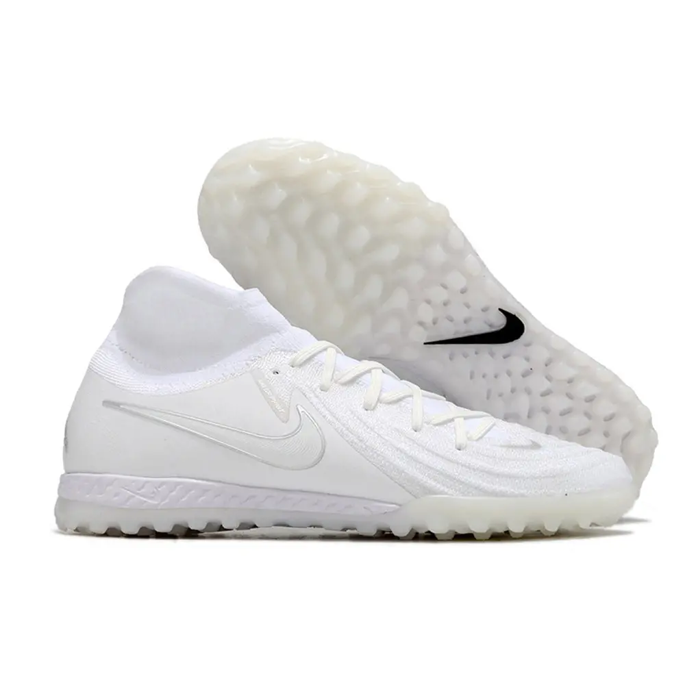 Chuteira Society Nike Phantom Luna Elite TF Branca Desempenho