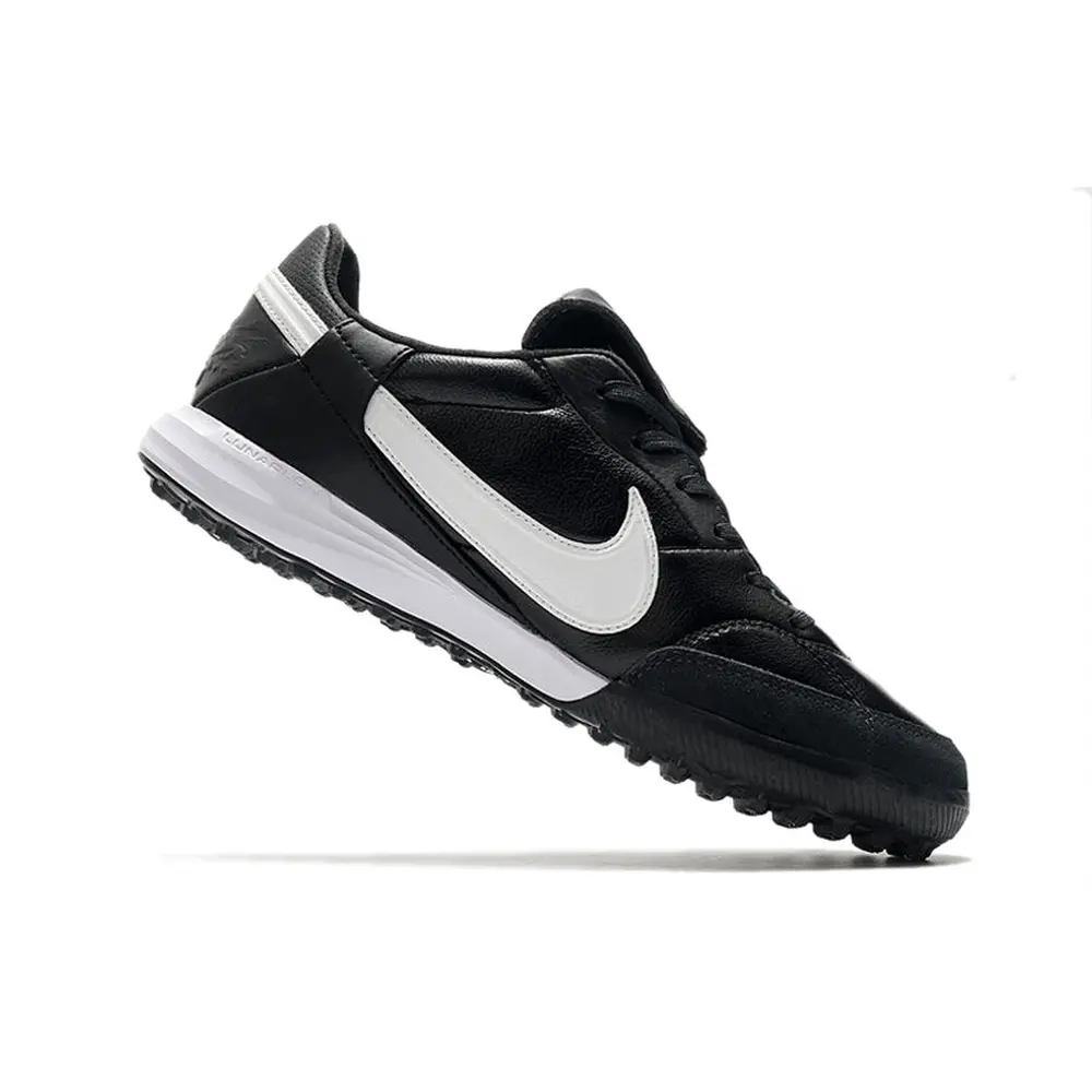 Chuteira Nike Premier 3 TF - Preta e Branca