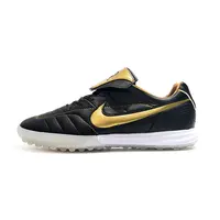 Chuteira Nike Retrô Tiempo Legend 7 Elite TF Preto e Dourado R10 - imagem 1
