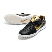 Chuteira Nike Retrô Tiempo Legend 7 Elite TF Preto e Dourado R10 - imagem 4