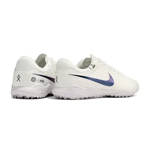 Chuteira Society Nike Tiempo Legend 10 Pro TF Branca e Verde 