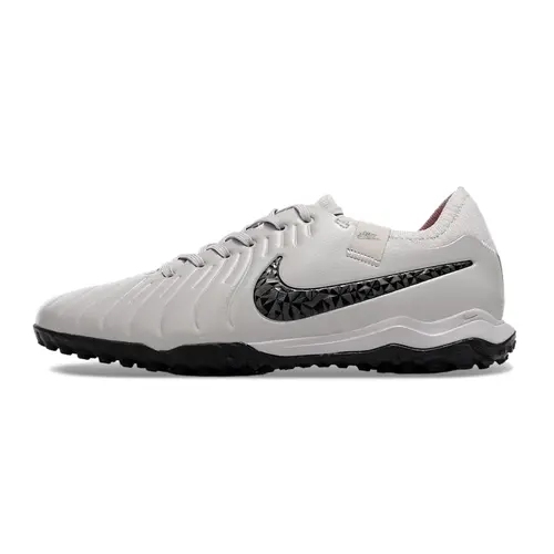 Chuteira Society Nike Tiempo Legend 10 Pro TF Cinza e Preto 