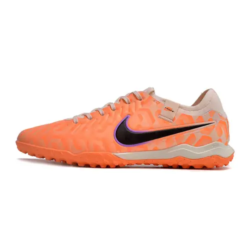 Chuteira Society Nike Tiempo Legend 10 Pro TF Laranja 