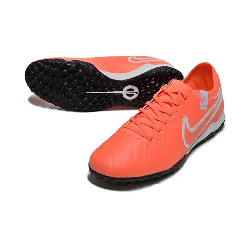 Chuteira Society Nike Tiempo Legend 10 Pro TF Laranja 